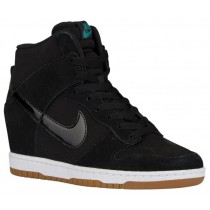 Nike Dunk Sky Hi Femmes chaussures noir/blanc YBP413