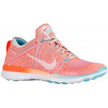 Nike Free TR 5 Flyknit Femmes baskets Orange/blanc HJY052