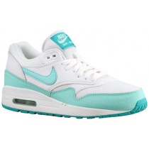 Nike Air Max 1 Essential Femmes chaussures de course blanc/bleu clair GQV190