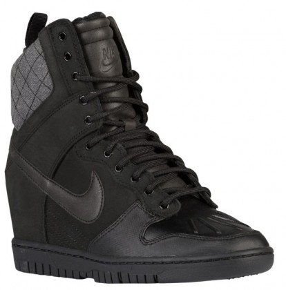 Nike Dunk Sky Hi Sneakerboot 2.0 Femmes baskets noir/gris ODX804