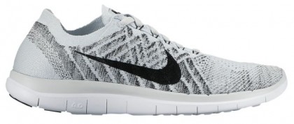 Nike Free 4.0 Flyknit Femmes chaussures de sport gris/noir KQF822