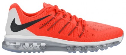Nike Air Max 2015 Hommes chaussures de course Orange/noir DLY448