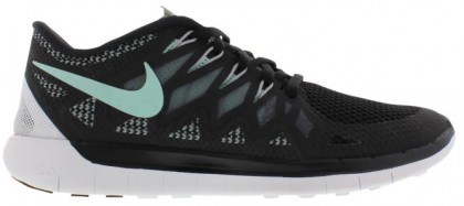 Nike Free 5.0 2014 Femmes baskets noir/vert clair XVG049