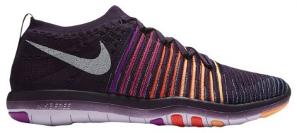 Nike Free Transform Flyknit Femmes baskets violet/blanc HZU184