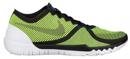 Nike Free Trainer 3.0 V4 Hommes chaussures de course noir/vert clair UGN931