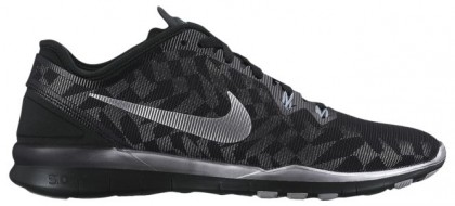 Nike Free 5.0 TR Fit 5 Femmes sneakers noir/argenté WPS943