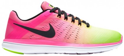 Nike Flex RN 2016 ULTD Hommes chaussures vert clair/rose QXJ778