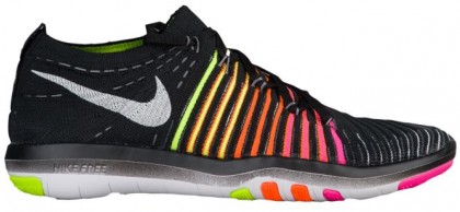 Nike Free Transform Flyknit Femmes chaussures noir/multicolore AOM043