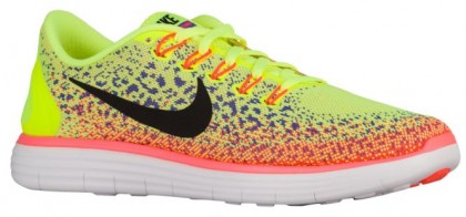 Nike Free RN Distance Hommes baskets vert clair/violet RXL720