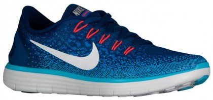 Nike Free RN Distance Femmes sneakers bleu marin/bleu clair VXE984