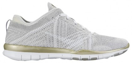 Nike Free TR 5 Flyknit Femmes chaussures gris/blanc PHA563