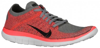 Nike Free 4.0 Flyknit Femmes baskets gris/Orange XWR906