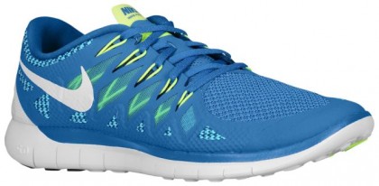 Nike Free 5.0 Hommes sneakers bleu/blanc MTR088