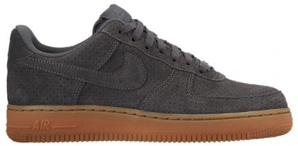 Nike Air Force 1 '07 Low Suede Femmes baskets gris/marron XKN507