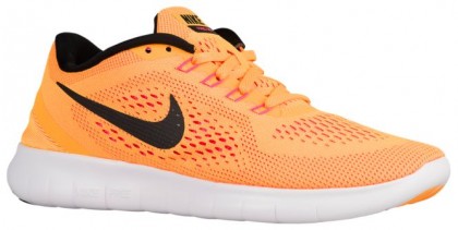 Nike Free RN Femmes chaussures de sport Orange/noir RLD997