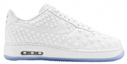 Nike Air Force 1 Low Hommes sneakers blanc/bleu clair KTJ927