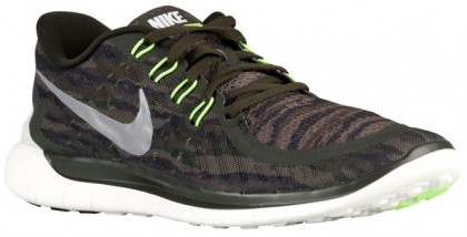 Nike Free 5.0 2015 Print Hommes sneakers vert foncé/blanc YAF384
