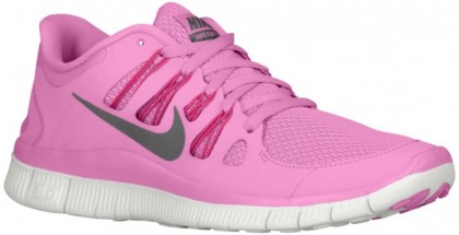 Nike Free 5.0+ Femmes chaussures de course rose/rouge ZCD339