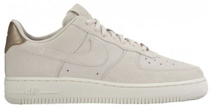 Nike Air Force 1 '07 Low Premium Suede Femmes baskets gris/marron BJA088