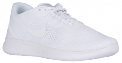 Nike Free RN Hommes chaussures de sport Tout blanc/blanc FAZ367