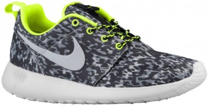Nike Roshe One Femmes chaussures de course gris/vert clair FOZ124