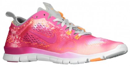 Nike Free 5.0 TR Fit 4 Femmes sneakers blanc/rose CGM363