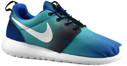 Nike Roshe One Hommes chaussures bleu/vert clair LDM628