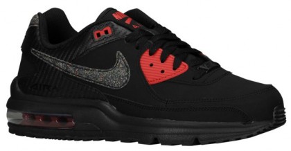 Nike Air Max Wright Hommes chaussures de sport noir/rouge YKU520