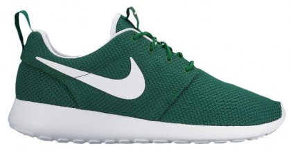 Nike Roshe One Hommes chaussures de course vert/blanc UIY927