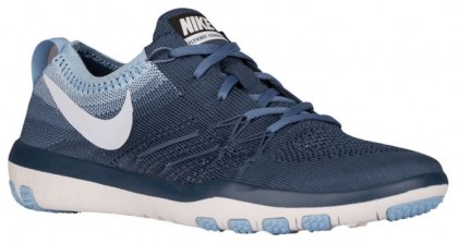 Nike Free TR Focus Flyknit Femmes baskets bleu marin/blanc JOA194