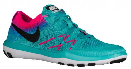 Nike Free TR Focus Flyknit Femmes chaussures de sport vert clair/noir PRS207