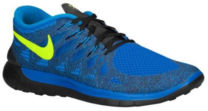 Nike Free 5.0 Hommes chaussures de course bleu/vert clair XMM038