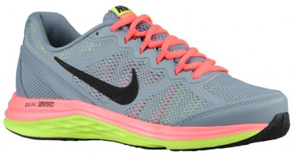 Nike Dual Fusion Run 3 Femmes chaussures de sport gris/rose PHB626