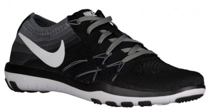 Nike Free TR Focus Flyknit Femmes chaussures noir/blanc EJP393