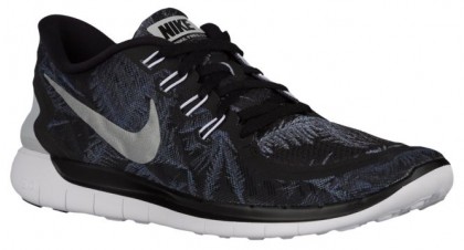 Nike Free 5.0 2015 Hommes chaussures de course noir/gris WGS435