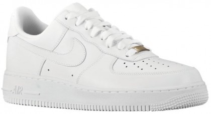 Nike Air Force 1 07 LE Low Leather Femmes baskets Tout blanc/blanc IKU213