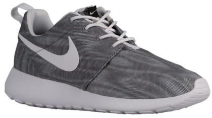 Nike Roshe One Print Premium Femmes chaussures de course blanc/noir ASN926