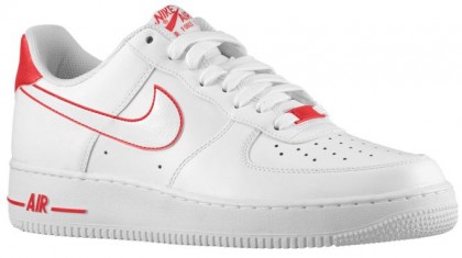 Nike Air Force 1 Low Hommes baskets blanc/rouge VUM127