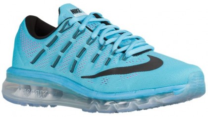 Nike Air Max 2016 Femmes chaussures de sport bleu clair/noir OJI265