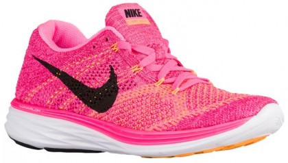 Nike Flyknit Lunar 3 Femmes baskets rose/noir TGR460
