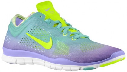 Nike Free 5.0 TR Fit 4 Femmes chaussures violet/vert clair ZLH121