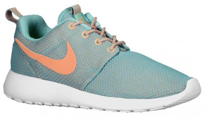 Nike Roshe One Femmes chaussures de sport vert clair/Orange FDS143