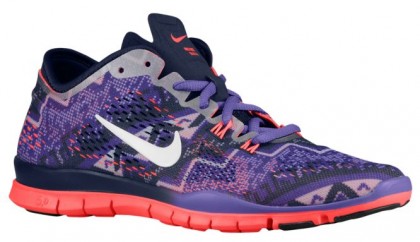 Nike Free 5.0 TR Fit 4 Femmes baskets violet/bleu marin NIC536