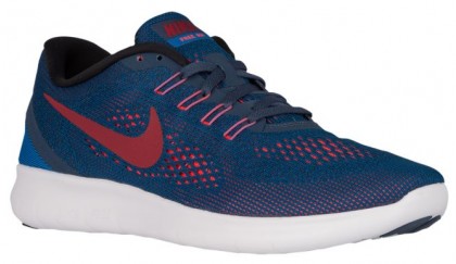 Nike Free RN Hommes baskets bleu marin/blanc DTA721