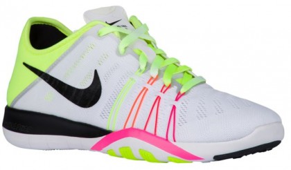 Nike Free TR 6 Femmes baskets blanc/vert clair KHW900