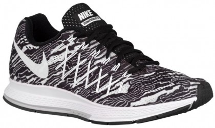 Nike Air Zoom Pegasus 32 Print Hommes chaussures de sport noir/blanc YWL854