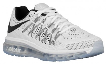 Nike Air Max 2015 Femmes chaussures de course blanc/noir EXA137