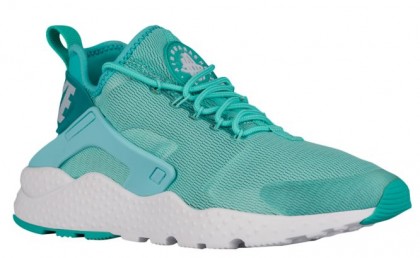 Nike Air Huarache Run Ultra Femmes chaussures de course vert clair/bleu clair BOL528