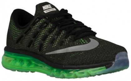 Nike Air Max 2016 Hommes baskets noir/vert AUO818