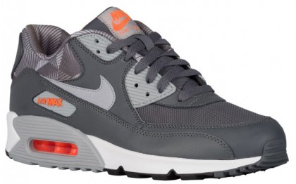 Nike Air Max 90 Print Hommes chaussures de sport gris/blanc VNL546
